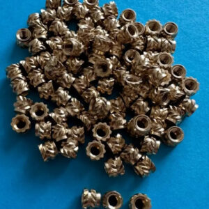 Einschmelzmutter M3x5x4mm (Voron) – Messing Gewindeeinsatz