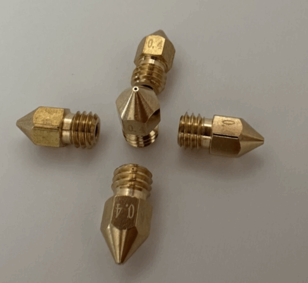 MK8 3D Drucker Nozzle Düse 0.4mm Messing – für Ender 3, CR-10 u.a. – Bild 2